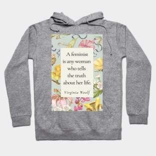 Virginia Woolf - Feminist Hoodie